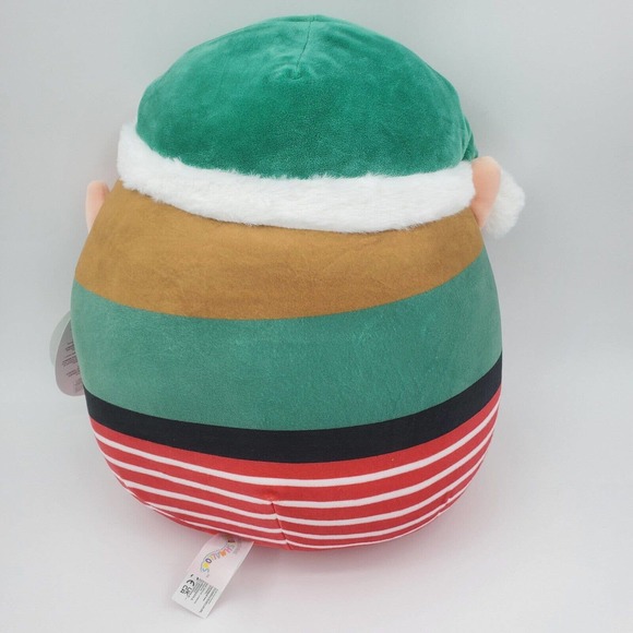 Squishmallows Jangle the Elf 14" New 2022 Christmas Edition Plush Kellytoy - Picture 2 of 5